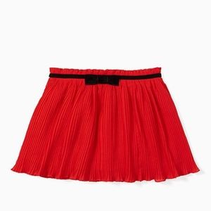 KATE SPADE Girls Red Chiffon Skirt NWT Size 4T